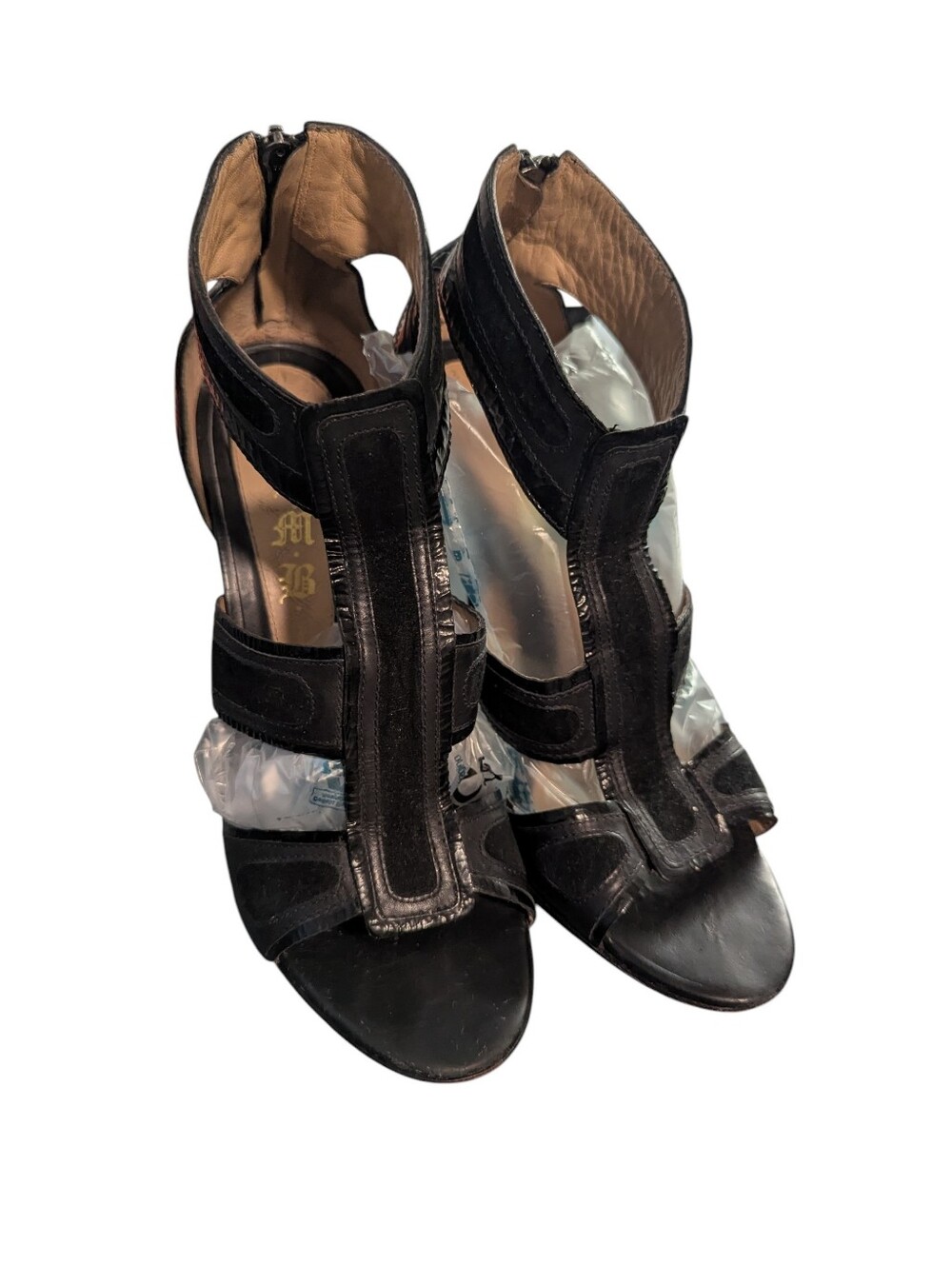 Y2K, Lamb, Strappy High Stiletto, Size 10 - Picture 3 of 4
